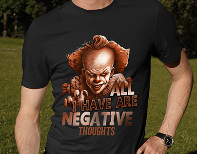 Joker T-shirt design.