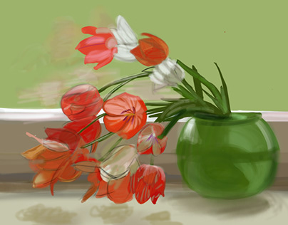 Flower Vase | Digital Art