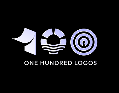 Project thumbnail - 100 Logos & Marks (Dark Edition)