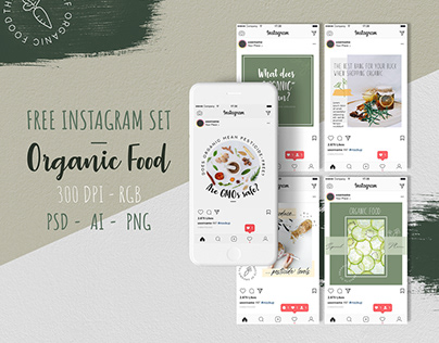 Organic Instagram Set Template