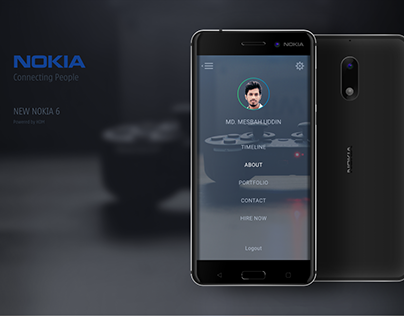Nokia 6 Mockup Vector Illustration in Affinity Designer
