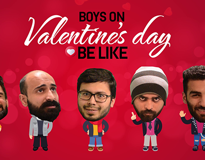 Boys on Valentine's Day be like!