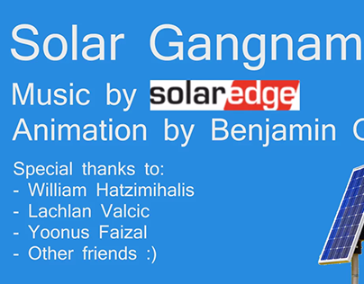 Solar Gangnam Style - Kinetic Typography
