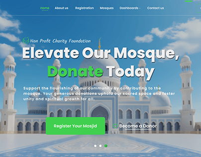 Masjid Donation Platform Design.