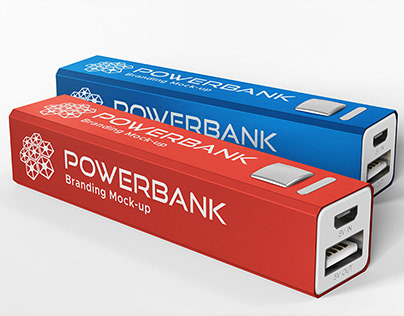 Powerbank Branding Mock-up