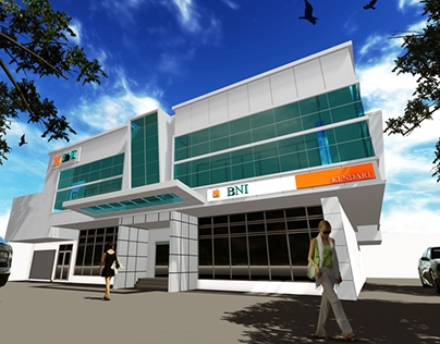 Redesign Fasade Bank Negara Indonesia (BNI) Unit