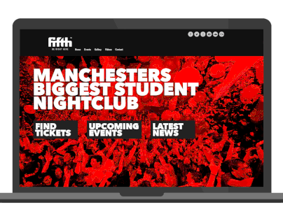 Fifth Nightclub Website and App design