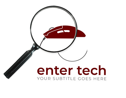 enter tech logo design