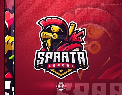Sparta 💀 Esport Mascot Logo