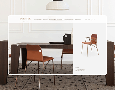 Furniture online store Web design