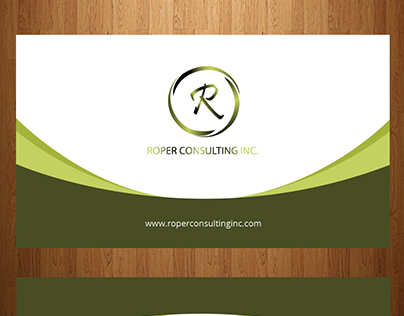 Visiting Card Design for Individual Consultant