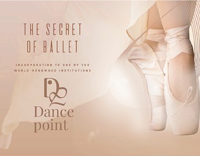 логотип dance point  для танцевальной студии
