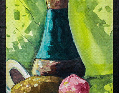 Still life Art with Poster Colour