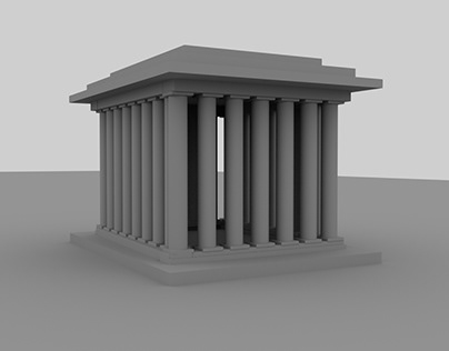 3D Graphics Assignment - 1 [3D Primitive Monument]