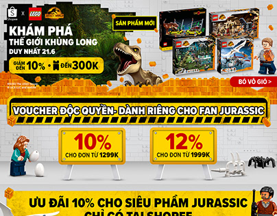 LEGO Shopee Jurassic World Campaign