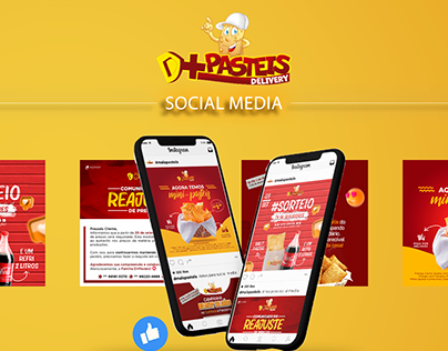 D+PASTEIS (pastelaria) | Social Media & Cardápio