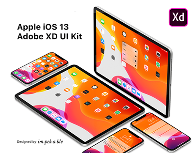 Apple iOS 13 Adobe XD UI Kit