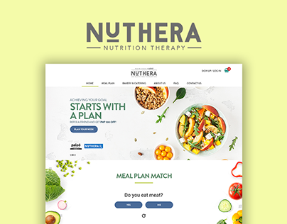 Nuthera Website Design