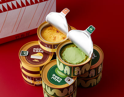 TAKEJYUYA Mini cake packaging design | 竹寿屋迷你蛋糕系列包装设计