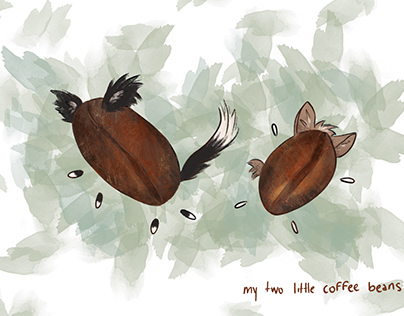 Project thumbnail - Coffee bean dogs for a friend