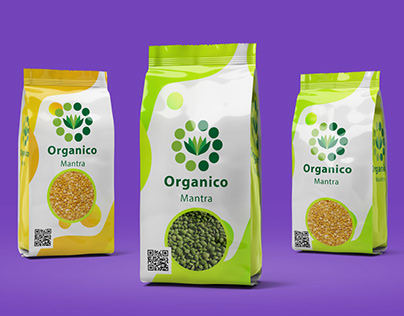 Organico Company Packaging and Logo Design