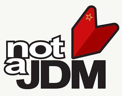 Not a JDM sticker USSR style