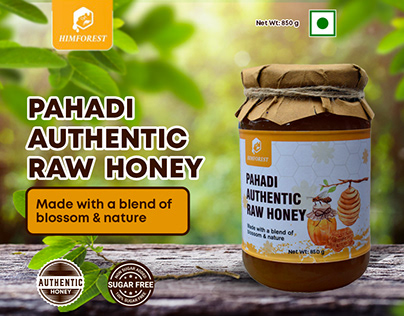 Himforest Raw Honey Banner For Amazon