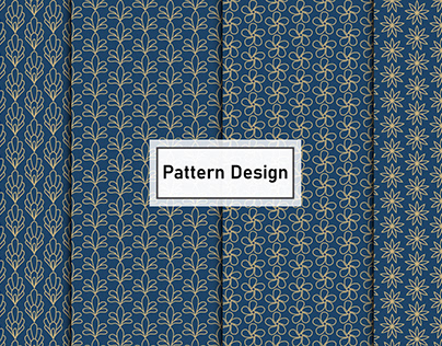 Vector set of seamless pattern design .