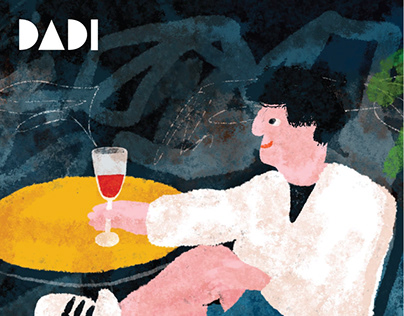Postcards for DADI wine bar