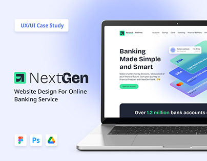 Website Design for Online Banking Service