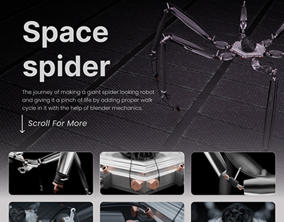 3D model of Space spider