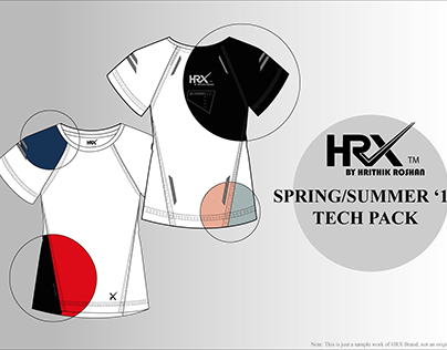 Project thumbnail - HRX Running T shirt - Tech Pack