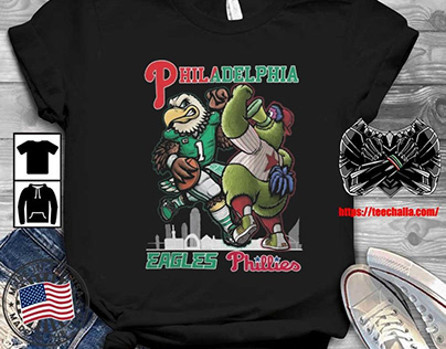 Original Philadelphia Swoop And Phillie Phanatic Shirt