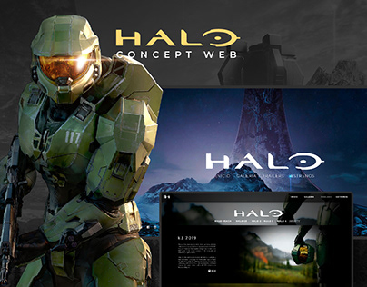 Web Design: Video Game Halo