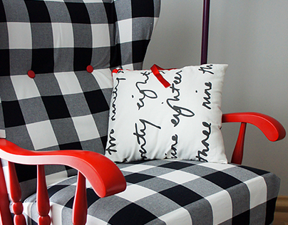 DIY: red chair