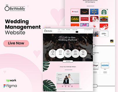 Wedding Management Website UI UX Design