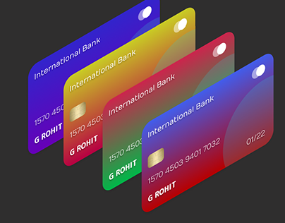 Credit Card Isometric Animation Prototype on Figma