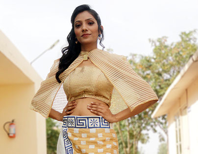 Indo - Western Wear inspired by Cleopatra Queen.