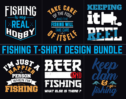 Fishing t-shirt Design Bundle