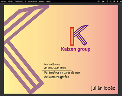Project thumbnail - logo kaizen group (taller de marca)