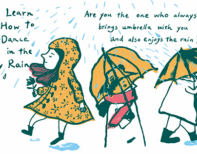 Learn How to dance in the Rain-Illustration Booklet