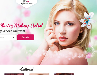 Make up Artist (Website Design)