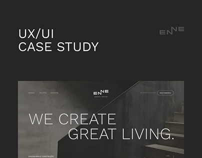 UX/UI CASE STUDY WEBSITE ENNE