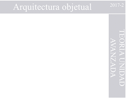 CC_UA Teoría_Arquitectura objetual