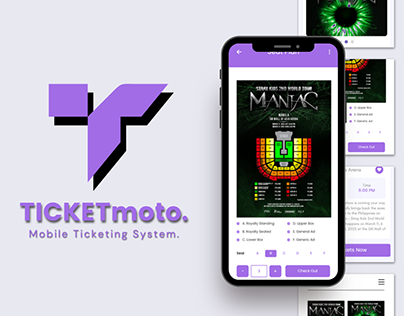 TICKETmoto: Mobile Ticketing System (Mock-up)