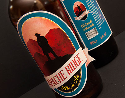 Apache Ridge Beer Label