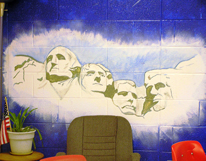 American Spirit - classroom mural