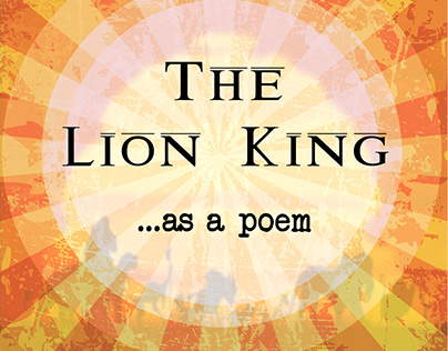 Lion King as a poem