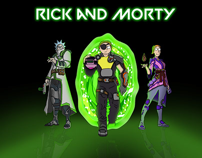 F4nArt Rick and Morty / Valorant