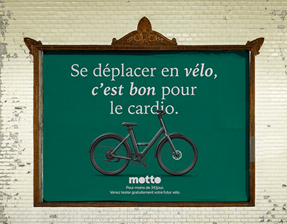 Se déplacer en vélo, c'est Motto.